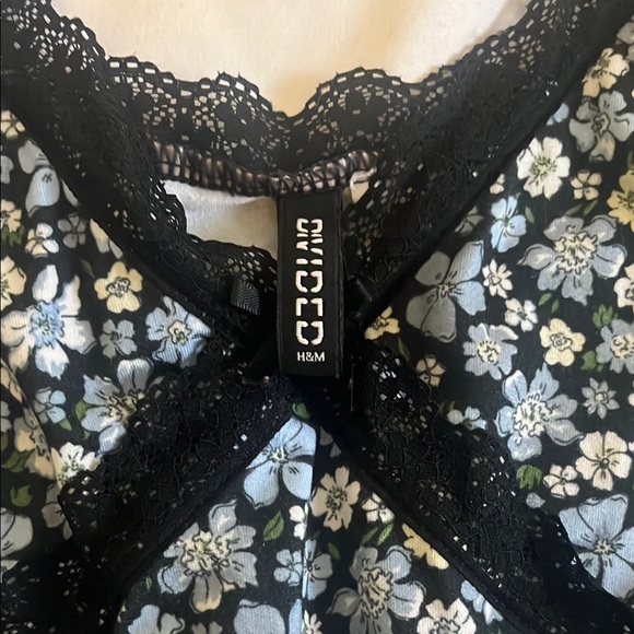 Sexy Aquamarine Blue Floral Lace Trim L - Picture 3 of 4